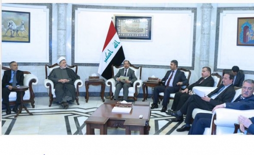 بيان رسمي: الجبوري يبحث مع رؤساء الكتل النيابية الاصلاح السياسي والتعديل الوزاري
