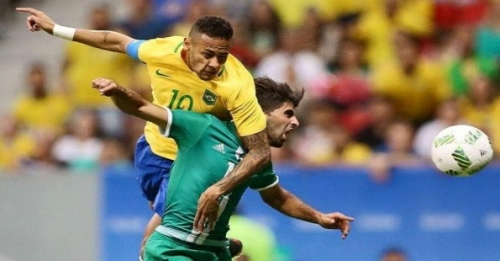 مدافع في المنتخب الأولمبي يؤكد نجاح مهمته بمراقبة نيمار