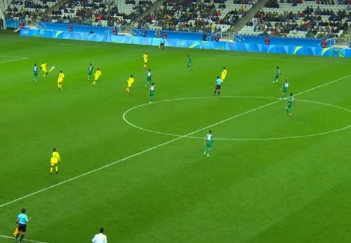 بدء مباراة العراق وجنوب افريقيا في أولمبياد ريو 2016