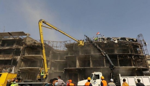 رفع اكثر من 4 الاف طن من مخلفات تفجير الكرادة