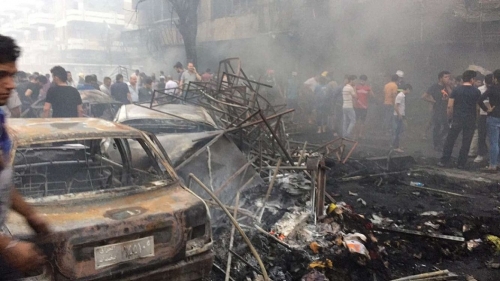 الأمن النيابية تعرض مقطع فيديوي لمراحل اجتياز الملغومة للسيطرات نحو الكرادة