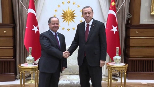 بارزاني يلتقي أردوغان في أنقرة