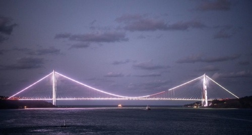 تركيا تشهد افتتاح اعلى جسر معلق بالعالم