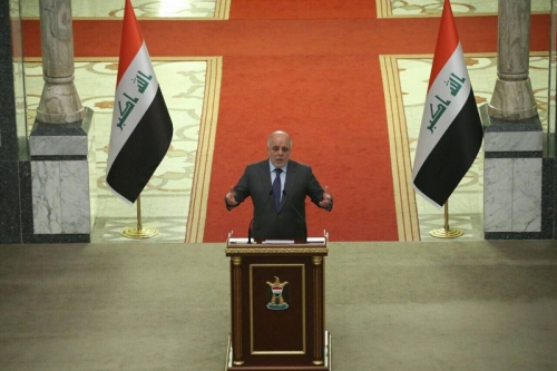 العبادي: لن الجأ الى المحاصصة في وزارتي الدفاع والداخلية  
