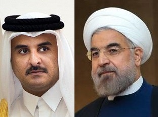 الرئيس الايراني لأمير قطر هاتفياً: قضايا المنطقة يجب حلها بالتفاوض