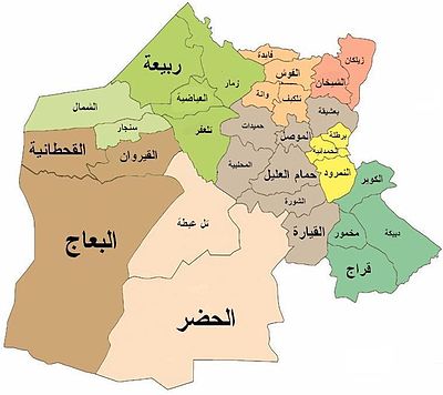 نواب نينوى يرفضون تقسيم المحافظة وتجزئة المنطقة