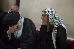 المرجع السيستاني يوفد ممثله لتعزية والد الشهداء الخمسة في الحشد الشعبي