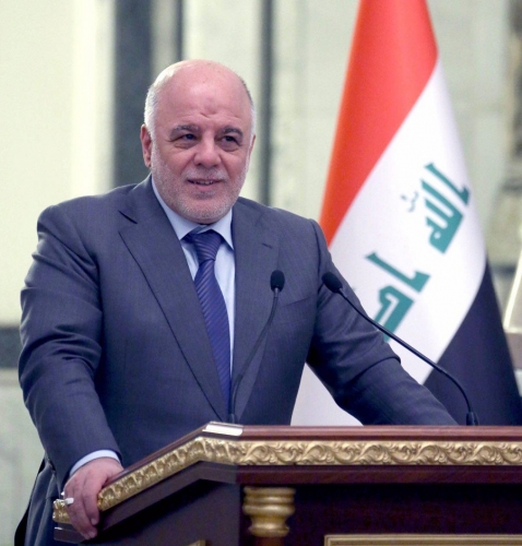 العبادي: بارزاني سيزور بغداد قريبا للتباحث بشان العلاقات وتحرير الموصل