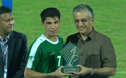 محمد داود هداف البطولة وافضل لاعب في كأس اسيا