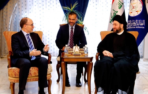 الحكيم للسفير الأمريكي: أمن العالم يبدأ من تحرير الموصل