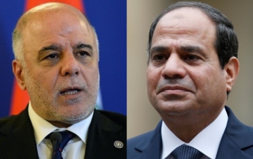 السيسي للعبادي هاتفياً: معكم في مكافحة الارهاب ونرفض أي تدخل خارجي