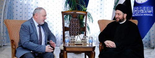 الحكيم يبحث مع سفير رومانيا دعم العراق في تحرير الموصل
