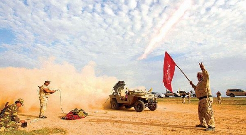 الحشد الشعبي يحرر قرية ام الشبابيط غرب تلعفر 