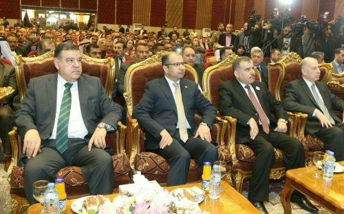 الجبوري يشارك باحتفالية تأسيس حزب جديد برئاسة المساري