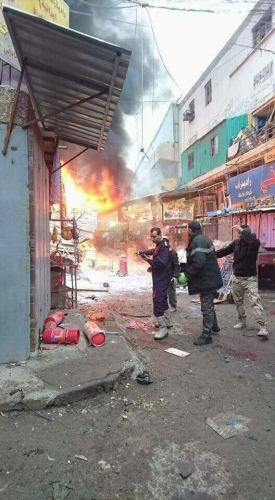 معن: انتحاريان استهدفا منطقة السنك
