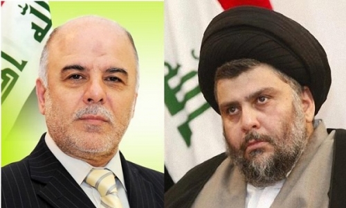 الصدر يعتذر للعبادي ويدعو الى استثناء الكوت من الاحتجاجات السلمية   