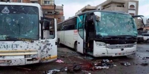 إرتفاع عدد ضحايا تفجيري دمشق الى 74 عراقياً
