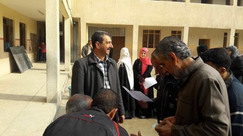 الكوادر التربوية تباشر عملها في المناطق المحررة بايمن الموصل 