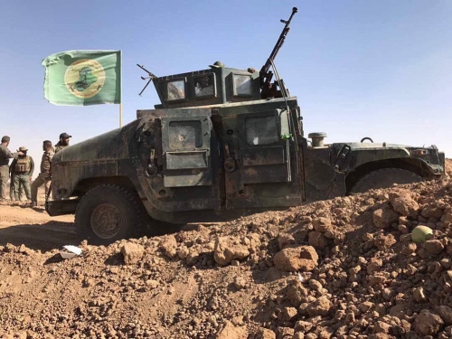 الحشد الشعبي يحبط تعرضاً للدواعش بصحراء الحضر