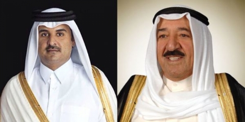 أمير الكويت يهاتف نظيره القطري ويحثه على تجنب التصعيد بعد مقاطعة بلاده